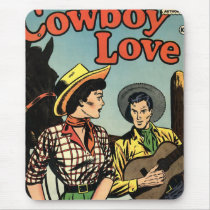 Cowboy Love Mouse Pad