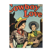 Cowboy Love Post Card