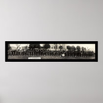 Cowboy Marching Band Photo 1929 Print