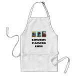 Cowboy Painter Chef apron