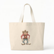 Cowboy ready to Draw Canvas Bags
