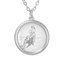 Cowboy Riding Necklaces