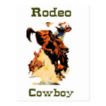 Cowboy Rodeo Postcard