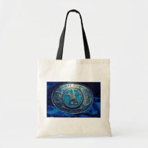 Cowboy rodeo trophy buckle, Alberta, Canada Bags