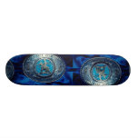 Cowboy rodeo trophy buckle, Alberta, Canada Skate Boards