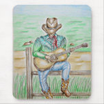cowboy singer mouse pads