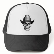 Cowboy Skull Mesh Hat