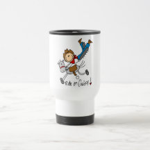Cowboy Stick Figure Tshirts and Gifts Coffee Mug