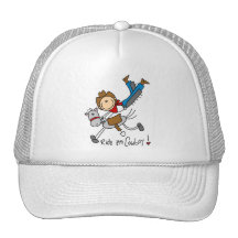Cowboy Stick Figure Tshirts and Gifts Trucker Hats