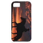 Cowboy Sunset iPhone 5 Cases