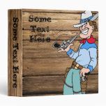 Cowboy with his Gun Vinyl Binder