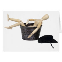 CowboyBath052010 Greeting Card