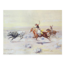 Cowboys from the Bar Triangle by CM Russell Postcards