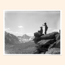 Cowboys on a ridge posters