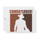 Cowboys Rocks! Invitation