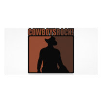 Cowboys Rocks! Photo Card