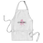 Cowgirl Bronc Horse (pink horse version) Aprons