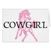 Cowgirl Bronc Horse (pink horse version)
