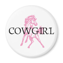 Cowgirl Bronc Horse (pink horse version)