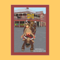 Cowgirl Bullrider postcards