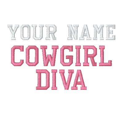 Cowgirl Diva Embroidered Shirt by kimd43