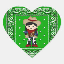 Cowgirl Heart Stickers