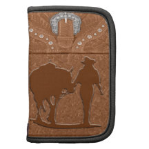 "Cowgirl & Horse" Western Folio Day Planner