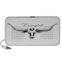 Cowgirl Longhorn Speakers