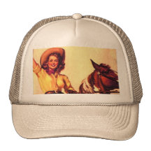 Cowgirl Mesh Hats
