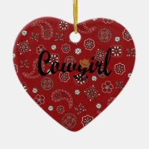 Cowgirl Ornaments