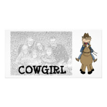 Cowgirl Photocard Picture Card