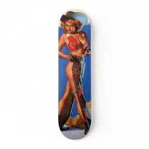 cowgirl pinup skateboard decks
