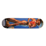 cowgirl pinup skateboard decks