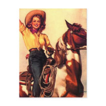 Cowgirl Post Cards