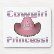 Cowgirl princess mousepad