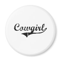 Cowgirl Professional Job Refrigerator Magnet