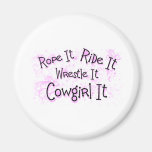 Cowgirl Refrigerator Magnet
