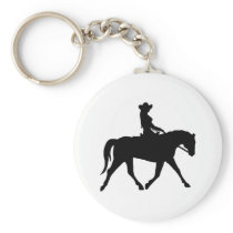 Cowgirl Riding Her Horse