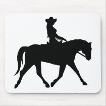Cowgirl Riding Her Horse