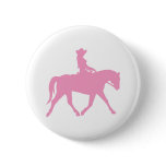 Cowgirl Riding Her Horse (pink)