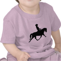 Cowgirl Riding Her Horse Tshirts