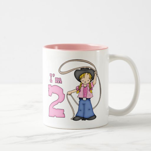 Cowgirl Roper 2nd Birthday Coffee Mug