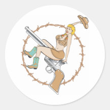 Cowgirl Sticker