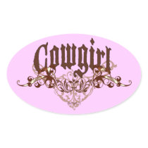 Cowgirl stickers