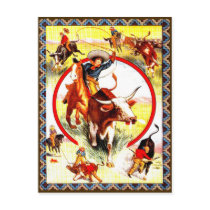 Cowgirl Western Postcard