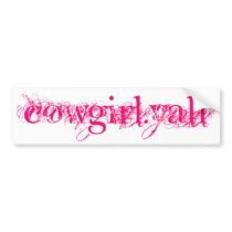 Cowgirl.yall Bumper Sticker