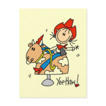 Cowgirl Yee Haw Tshirts and Gifts Postcard