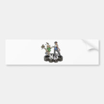 cowgirlnobull bumper sticker