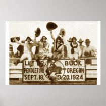 Cowgirls At The Round-Up Posters