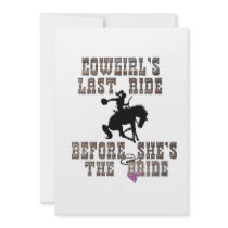 Cowgirl's Last Ride Before She's The Bride